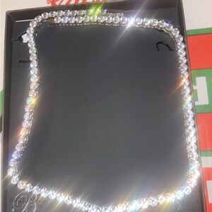 Elegant Silver Crystal Necklace